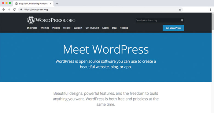 WordPress is easy to manage