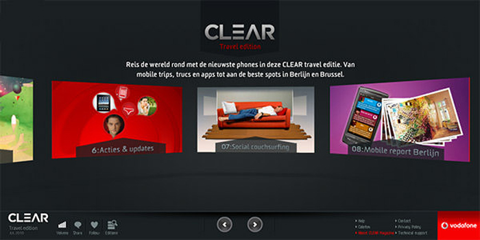 Clear Flash Website
