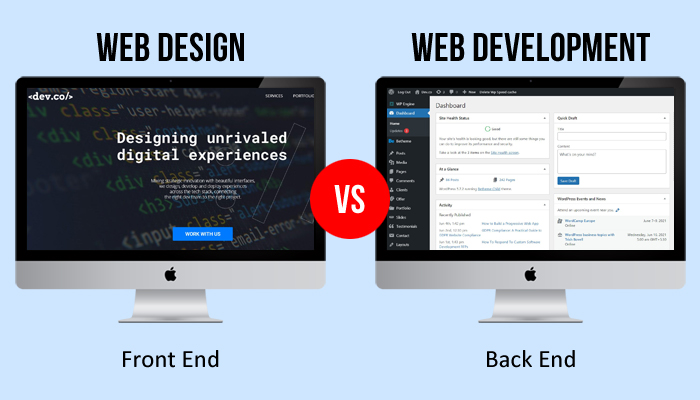 Website Design vs Website Development: Recap