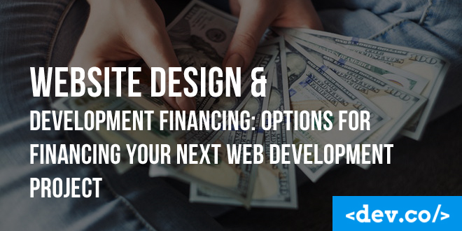 Website Design & Development Financing
