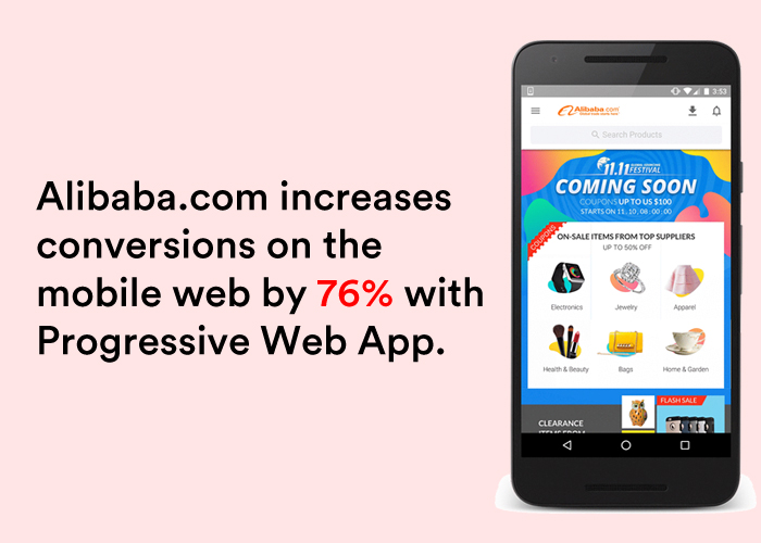 Alibaba Progressive Web App