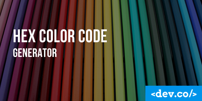 Hex Color Code Generator