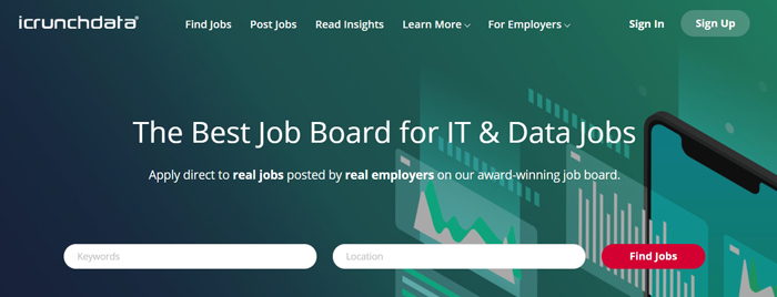Icrunchdata - best tech job boards & leadings job board, dream job