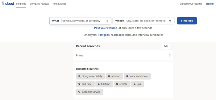 Indeed- Software developer job boards & web developer job boards