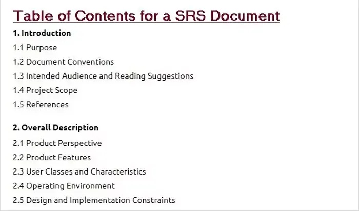 Begin drafting your software requirements specification (SRS)