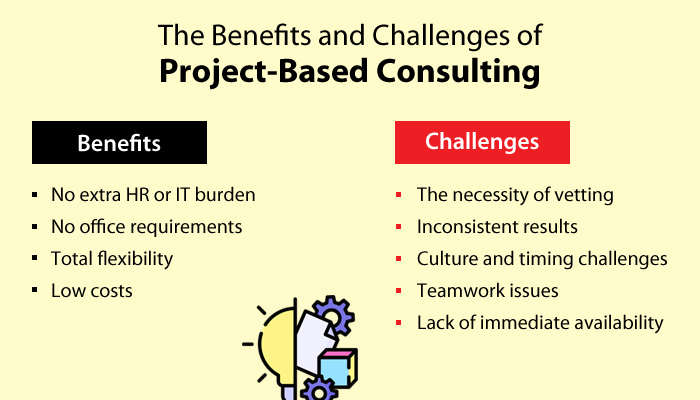 The benefits and challenges of project based consulting