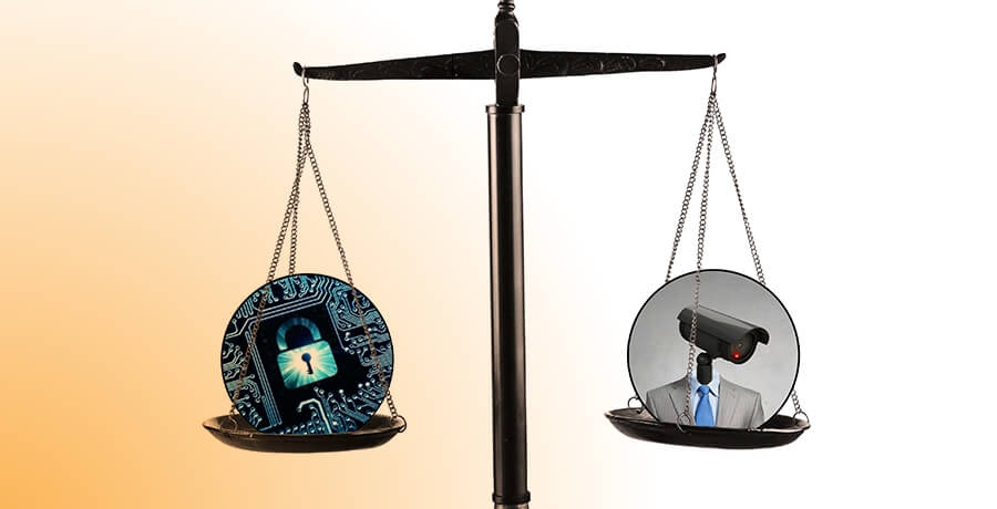 The balance of security and privacy concerns